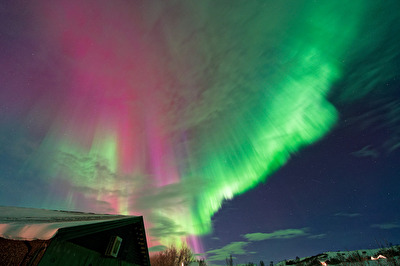 Polarlicht in Südnorwegen