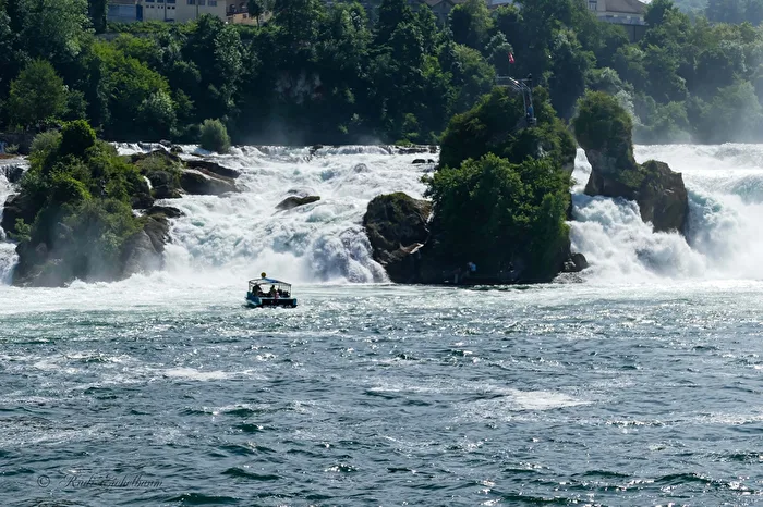 View of the Rhine Falls Schaffhausen 4