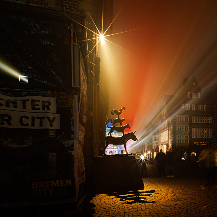 LIchter der City in Bremen