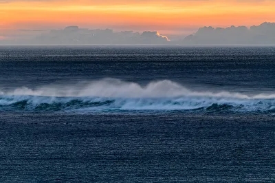 bretonischer Abend am Meer