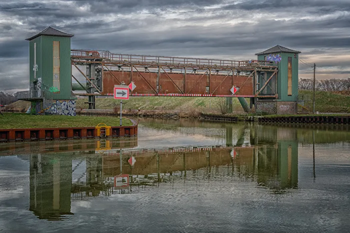 Sperrwerk im Dortmund-Ems Kanal