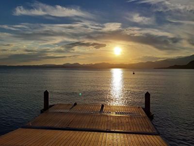 Sonnenuntergang am Gardasee