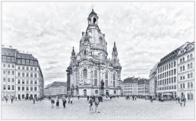 Dresden - an der Frauenkirche