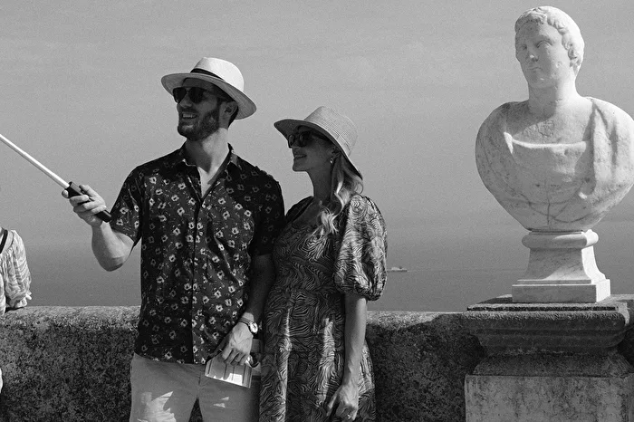 Summertime is selfie time in Ravello, a celebration for every kind of photographer and social media enthusiast.