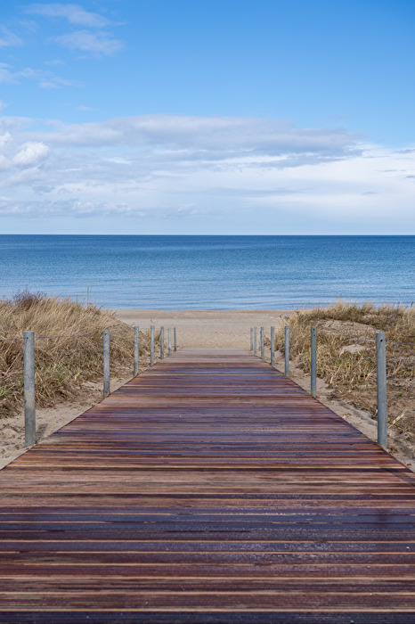 Laufsteg zum Strand