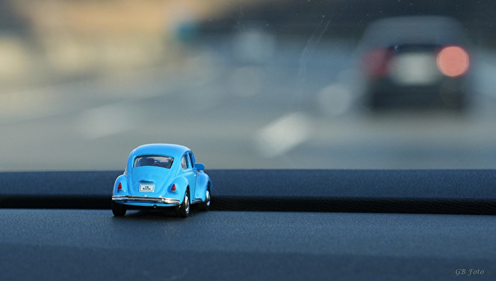 Auto ....wenn der Kleine mit dem Großen ;-)