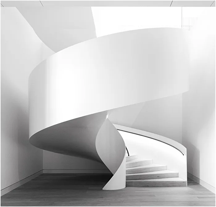 Spiral Staircase monochrom
