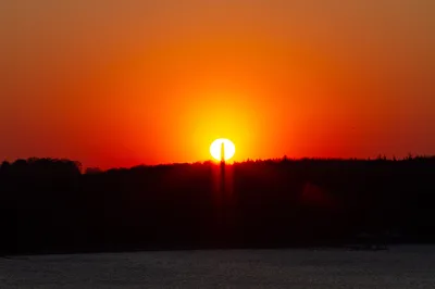 Sonnenuntergang in Flensburg