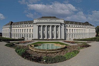 Kurfürstliches Schloss Koblenz   (Mit Fisheye fotografiert )