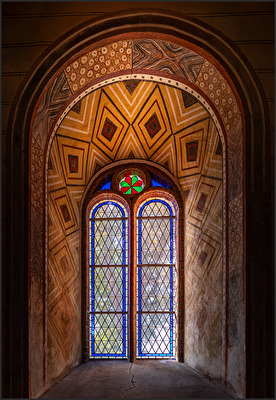 Kirchenfenster St. Marien Kirche in Bergen auf Rügen