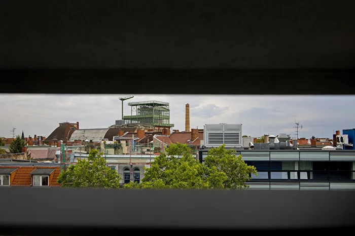 above the roofs