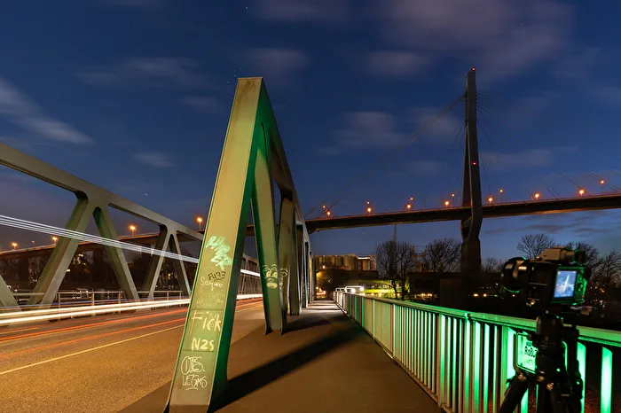 Brücke im Hamburger Hafen