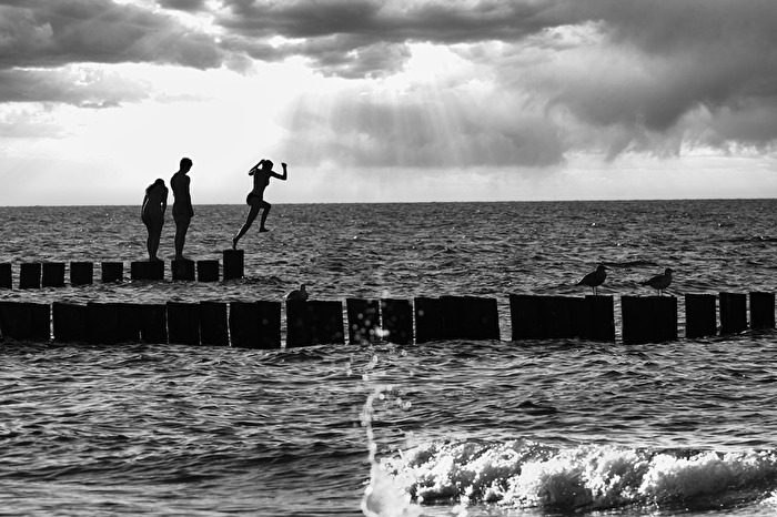 Der Sprung ins kalte Wasser