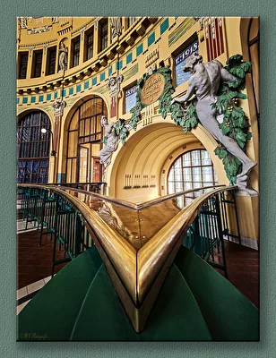 Historischer Bahnhof in Prag