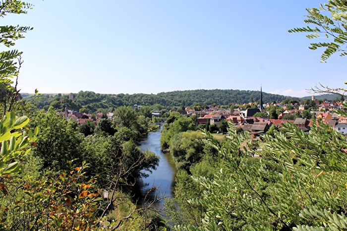 Die Saale in Camburg