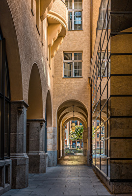 Leipzig Passagendurchgang zum Naschmarkt