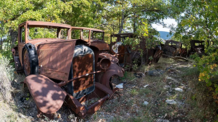 old and rusty