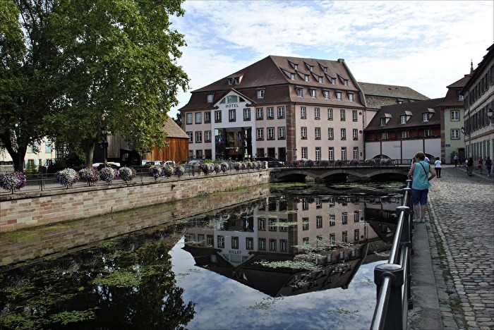 schöne Ansicht in Straßburg/Frankreich