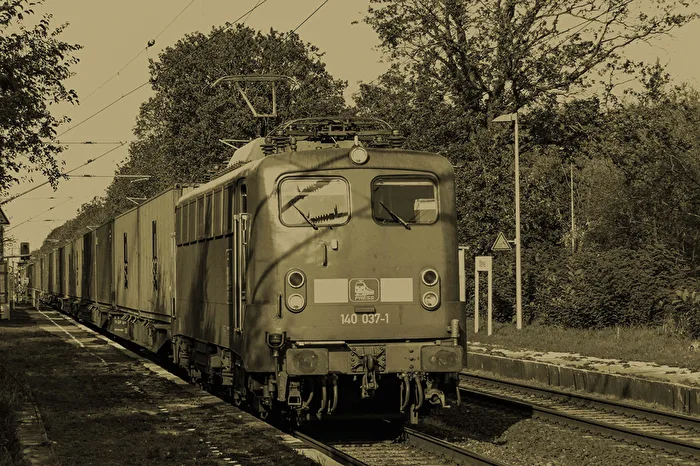 Eine alte Lok