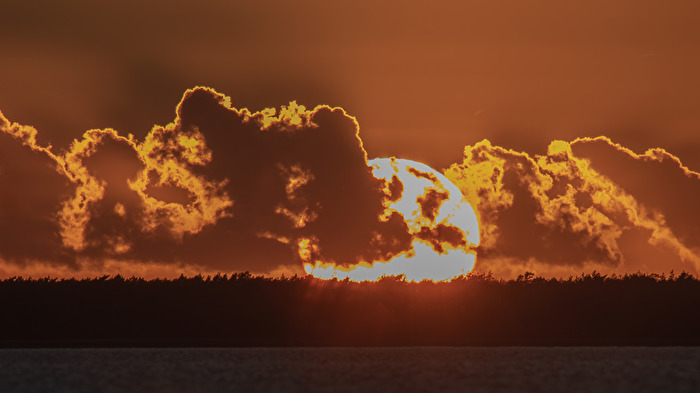 Sonnenuntergang . . .