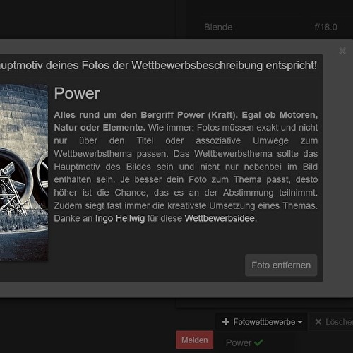 Fotos für Wettbewerbe