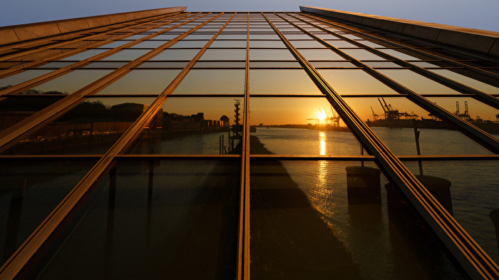 Sunset at Dockland