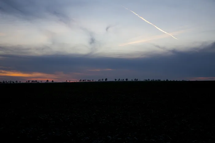 Sonnenuntergang in Gartz