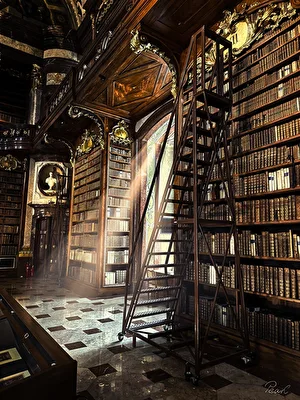 Stille - in der Bibliothek