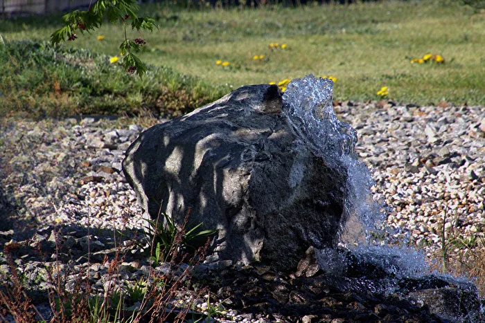 The bubbling stone