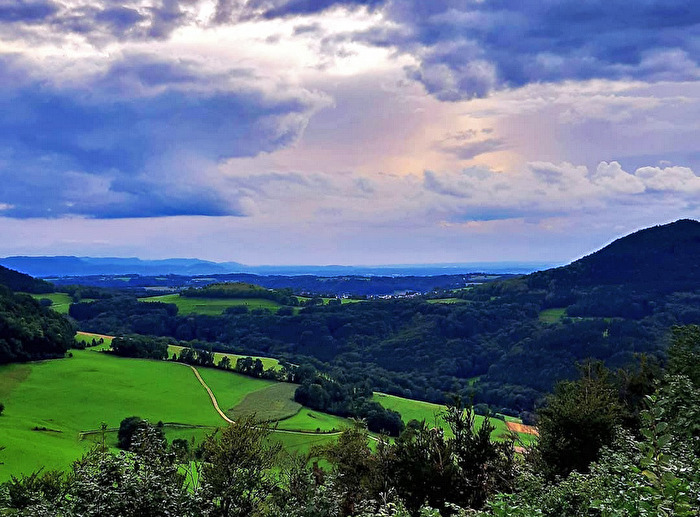Malvern Hills in England