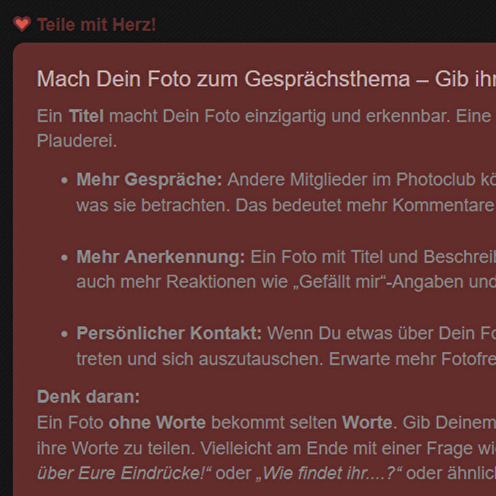 Bildbeschreibung optimiert