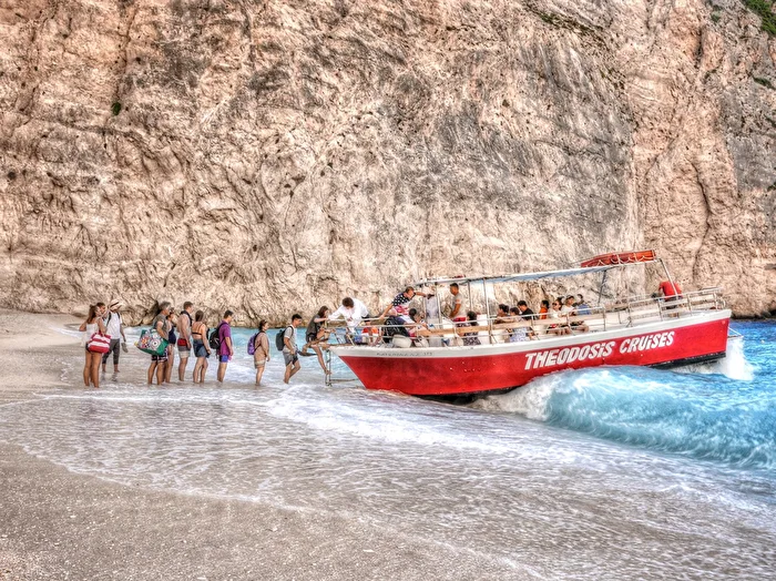 Boarding in der Shipswreck Bay