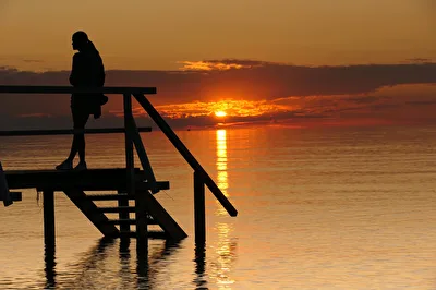 Sonnenuntergang Steinwader