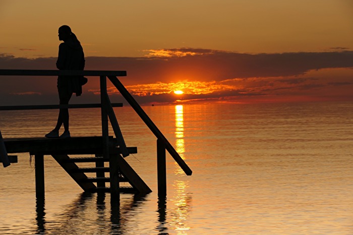 Sonnenuntergang Steinwader