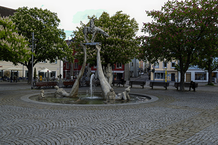 Brunnen der Bodenseereiter