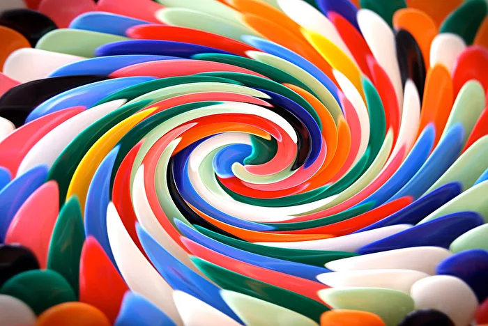 Colorfully Swirled...