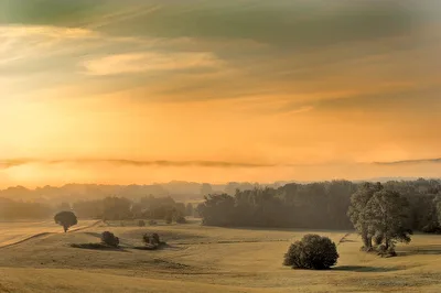 Landschaft in der Oberlausitz