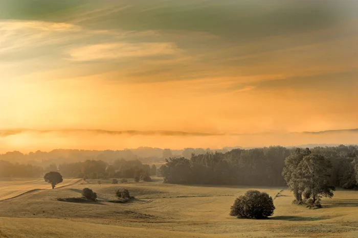 Landschaft in der Oberlausitz