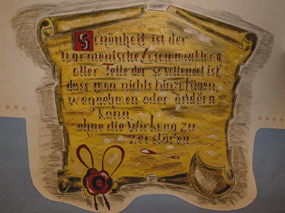An der Wand
