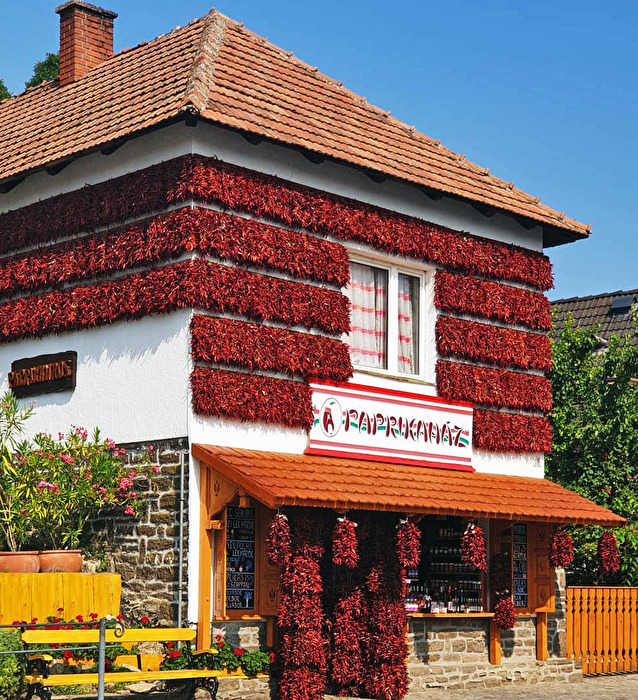 Paprikahaus in Tihany Ungarn