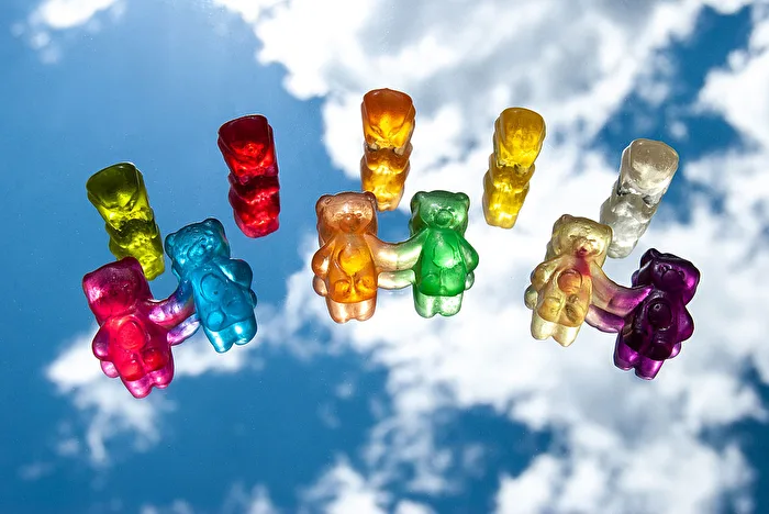 Süßes Gummibären-Geschwader...