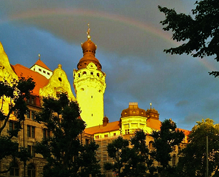 Neue Rathaus in Leipzig