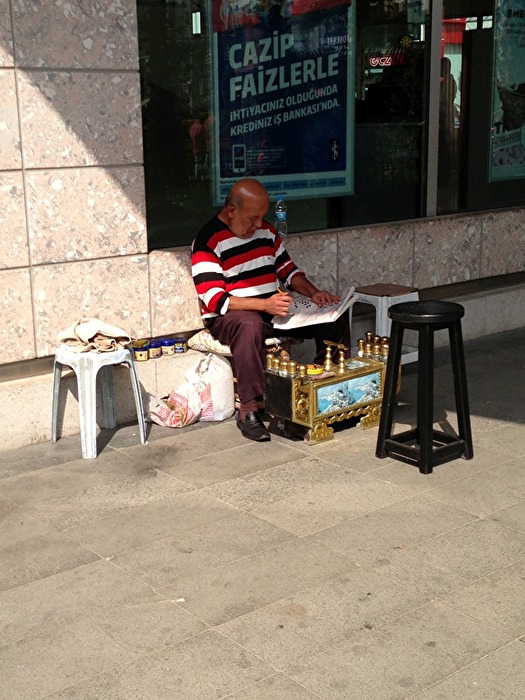 Schuhputzer in Antalya