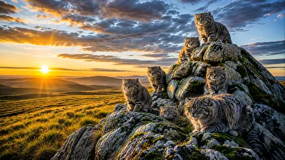 Pallas Wildkatzen