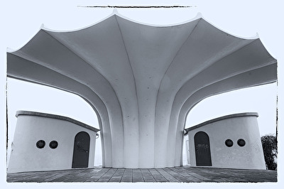 Musikpavillon "Kurmuschel"; Sassnitz/Rügen