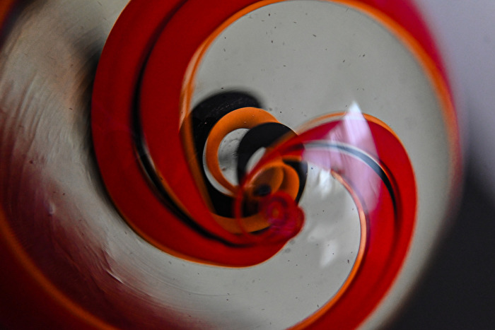 Spiral-Glas-Kugel