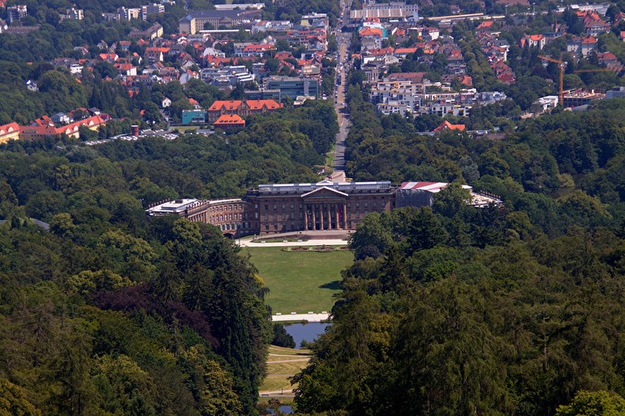 Blick zum Schloss von Kassel