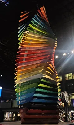 bunt schokolade rittersport tafelturm kunst süß