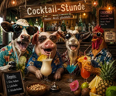 Cocktailstunde – Wenn der Stall Feierabend hat!