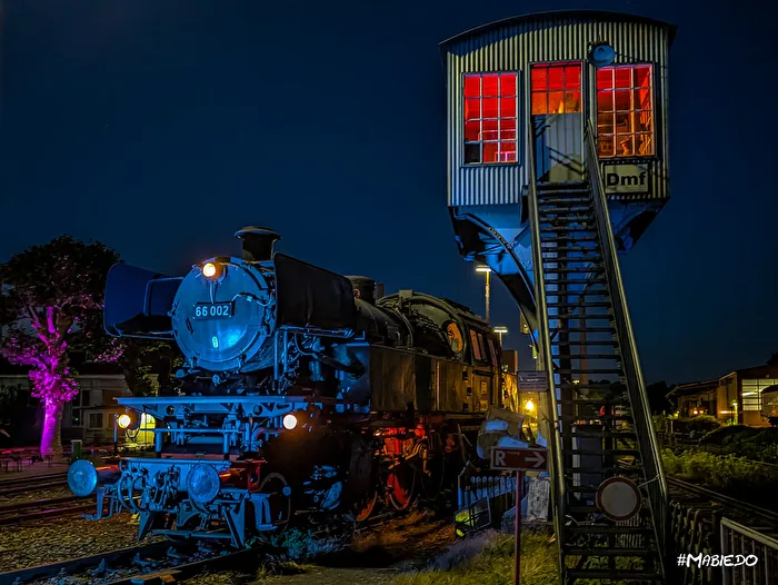 Abends im Eisenbahnmuseum